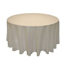 48in Ivory Round Table Cover