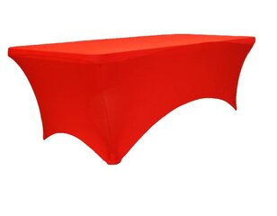 6ft Spandex Table Covers (RED)