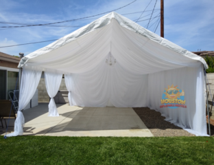 20x20 Tent Draping Seats 32 Guest