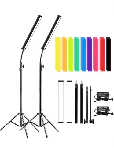 LED video light stick wand kit photography lighting