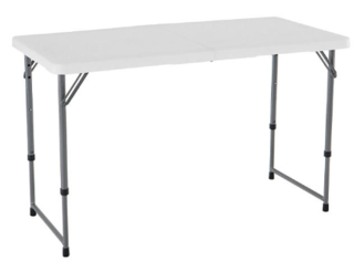 4 ft rectangle plastic table  / Kids table