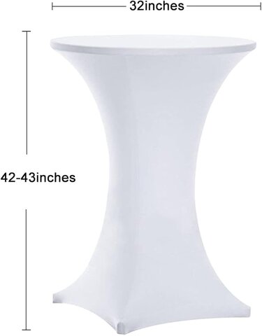 Cocktail table cover white