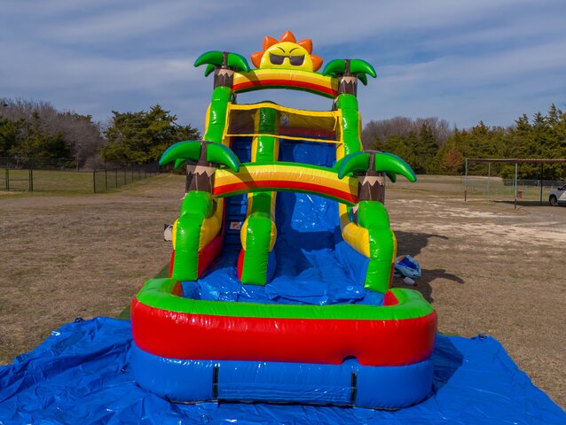 Sunshine in Paradise Waterslide - iBounce Texas in San Antonio, TX