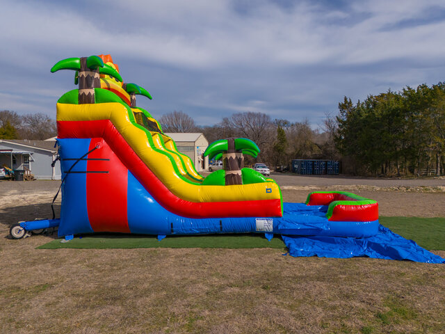 Sunshine in Paradise Waterslide - iBounce Texas in San Antonio, TX