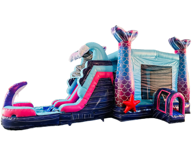 Mermaid Bouncer with Dual Slides