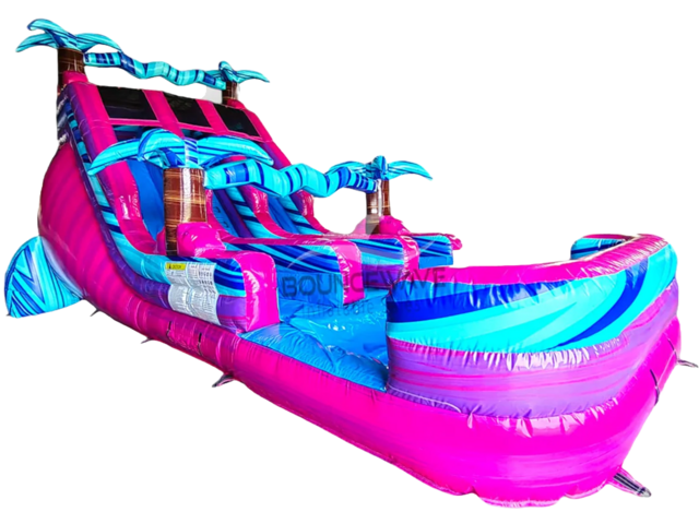 Supernova Splash Dual Lane Center Climb Waterslide 18 FT