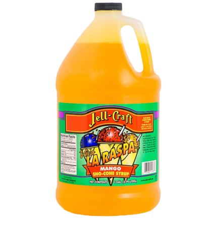 Additional Snow Cone Syrup - Mango (Gallon with Pump)