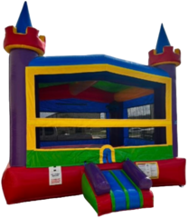 COMING SOON - Lucky Multicolored Castle Bouncer - 13 x 13