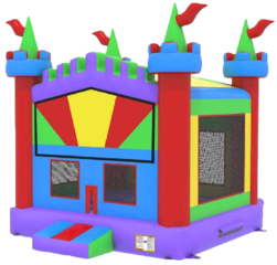 Multicolored Castle Bouncer - 15 x 15