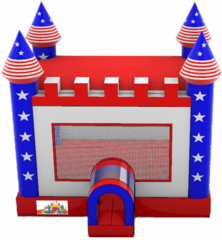 Proud to be an American Bounce House 15 x 15