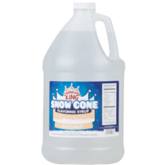 Snow Cone Syrup - Coconut (Gallon with Pump)