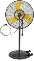 Large Misting Outdoor Fan and Setup