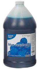 *SUGAR FREE* Snow Cone Syrup - Blue Raspberry (Gallon with Pump)