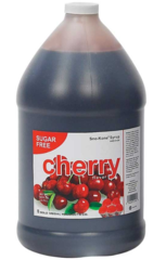 *SUGAR FREE* Snow Cone Syrup - Cherry (Gallon with Pump)