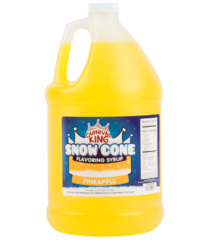Snow Cone Syrup - Pineapple (Gallon with Pump)
