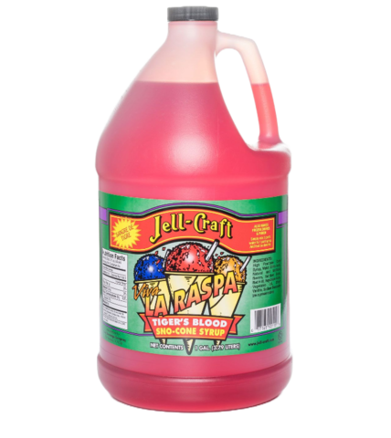 Additional Snow Cone Syrup - Tiger's Blood (Gallon with Pump)