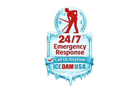24/7 Emergency Ice Dam Response