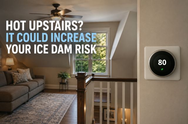 Hot Attic Can Increase Winter Ice Dam Risk