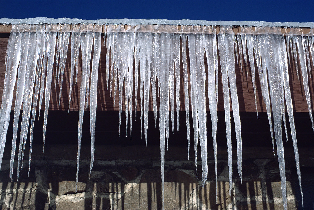 Hazen roof ice dam removal