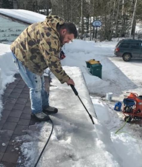 safe ice dam removal whitefish bay