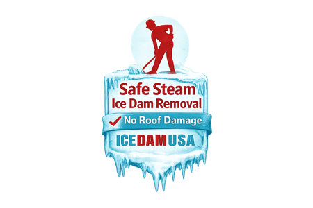 Safe Steam Ice Dam Removal 