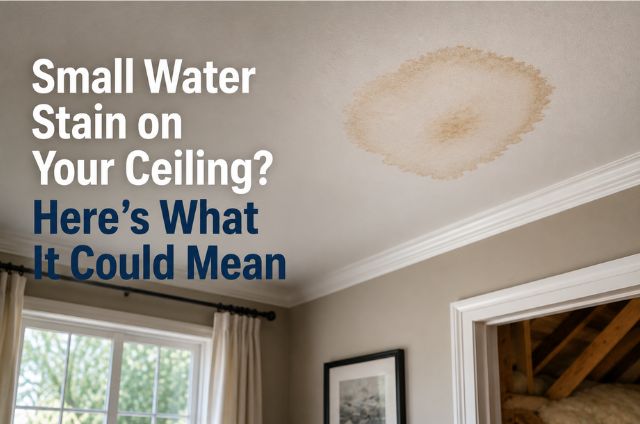 Can Ceiling Stain Mean Ice Dam Emergency?