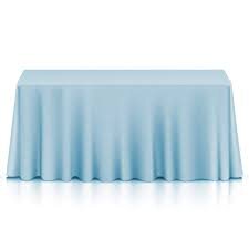 Baby Blue King Table Linen