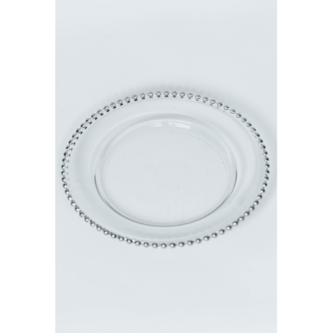 Silver Beaded Charger