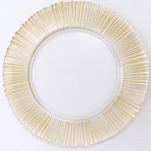 Sunburst Gold Charger