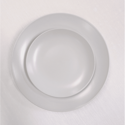 White Ceramic Salad Plate 10 Pack