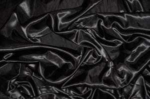 Black Satin Draping -10' Wide, Up to 12' High