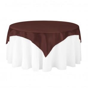 Chocolate Satin Table Cover