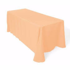 Peach 6' Table Linen