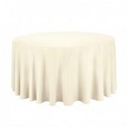 Ivory 132 In. Table Linen