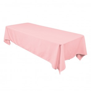 King Table Full Drop  Light Pink Linen 