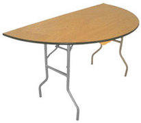 60" Half Round Table (Most Cars)
