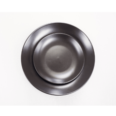 Black Ceramic Dinner Plate 10 Pack