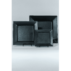 Black Square Dinner Plate 10 Pack 