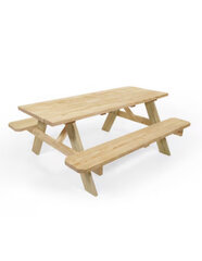 ** Wooden Picnic Table