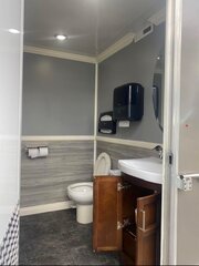 Lux 2-Station Restroom Trailer (Up to 200 people)