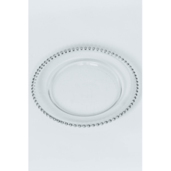 Silver Beaded Charger
