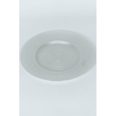 White Glass Charger