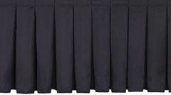 Black Fabric Stage Skirt (14Ft)