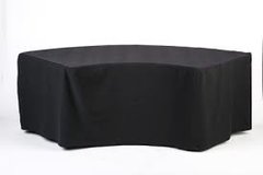 Black Serpentine Table Linen (7ft) 