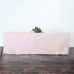 Blush 8' Table Linens