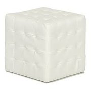 White Ottoman Cube