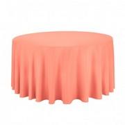 Peach 132 Inch Table Linen 