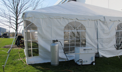 Tent Heater with Propane (1000 Sq Ft Area)