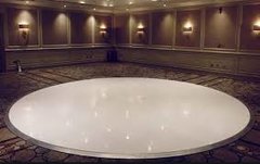 White Round Dance Floor (call for info)