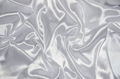 White Satin Draping - 10' Wide - Up to 12' High